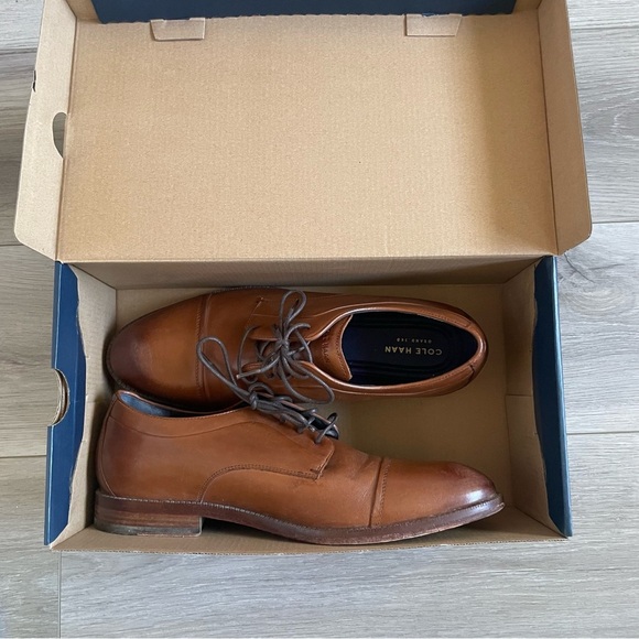 Cole Haan Men's Brown Leather Shoes Grand 360 Size 9 - Picture 3 of 7